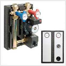Насосный модуль Flow Box HKM25-8.0-USV (Grundfos UPS 25-60 контур с трехходовым смесителем)