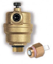 Воздухоотводчик автоматический  Microvent MKV 15 R с клапаном 1/2" (PN 10 бар,110* С)