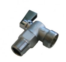 Кран шаровый угловой, для стиральной машины 1/2"х3/4"