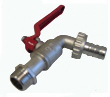 Кран шаровый, водоразборный, ручка 3/4"х1/2" Ideal